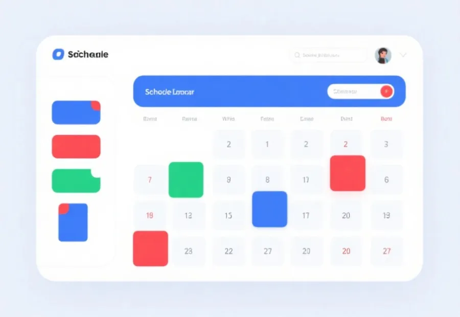 赛程表可视化示意图